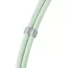 Cabo de carregamento USB-C Intenso com alça para telemóvel, carregamento rápido 60W, comprimento ajustável 1,65m, nylon, verde