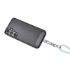 Cabo de carregamento USB-C Intenso com alça para telemóvel, carregamento rápido 60W, comprimento ajustável 1,65m, nylon, verde