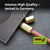 Cabo de carregamento USB-C Intenso com alça para telemóvel, carregamento rápido 60 W, comprimento ajustável 1,65 m, nylon, multicolor