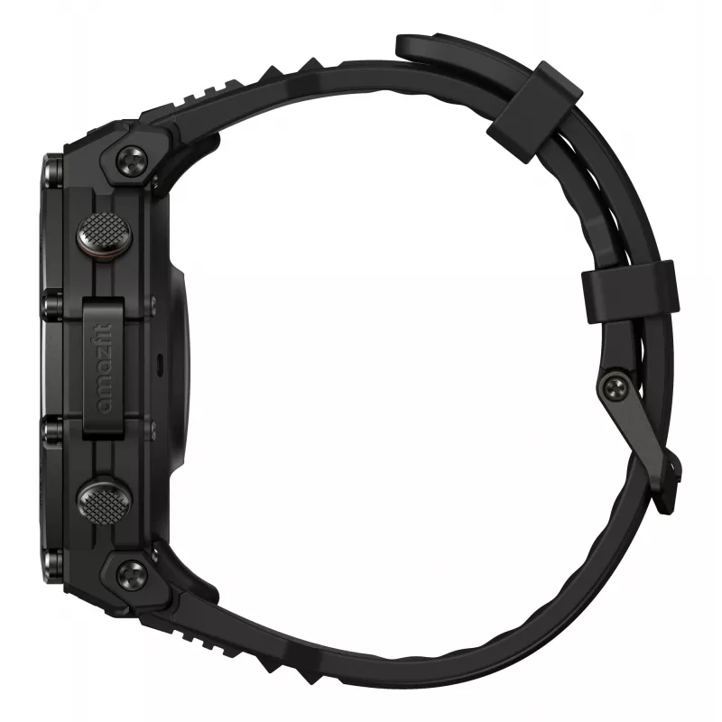 Amazfit T-Rex 3 Pro 3,81 cm (1,5 polegadas) AMOLED 48 mm digital 480 x 480 píxeis ecrã tátil preto Wi-Fi GPS (satélite)