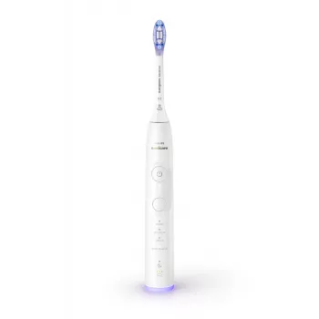 Philips Series 7100 HX7420/01 escova de dentes sónica — 62.000 movimentos/min., 4 modos, sensor de pressão, Bluetooth, recarregável (branco)