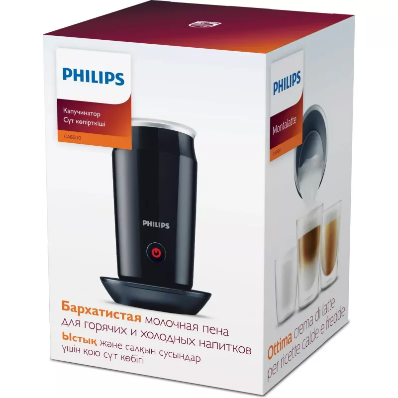 Espumador de leite automático Philips CA6500/63 preto 0,12 L 500 W