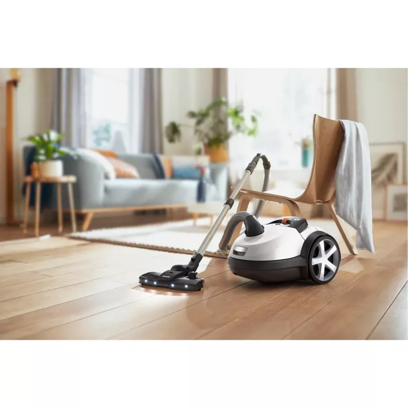 Aspirador de pó com saco Philips 8000-Serie XD8142/12 — 900 W, saco 4 L, HEPA, raio de ação 12 m