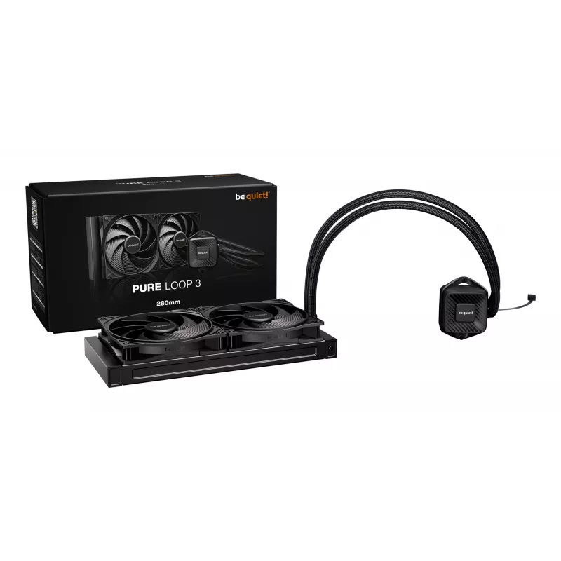 Refrigeração líquida all-in-one be quiet! PURE LOOP 3 — ventoinha de 140 mm, preto, compatível com LGA 1150/1151/1155/1200/1700 e AM4/AM5