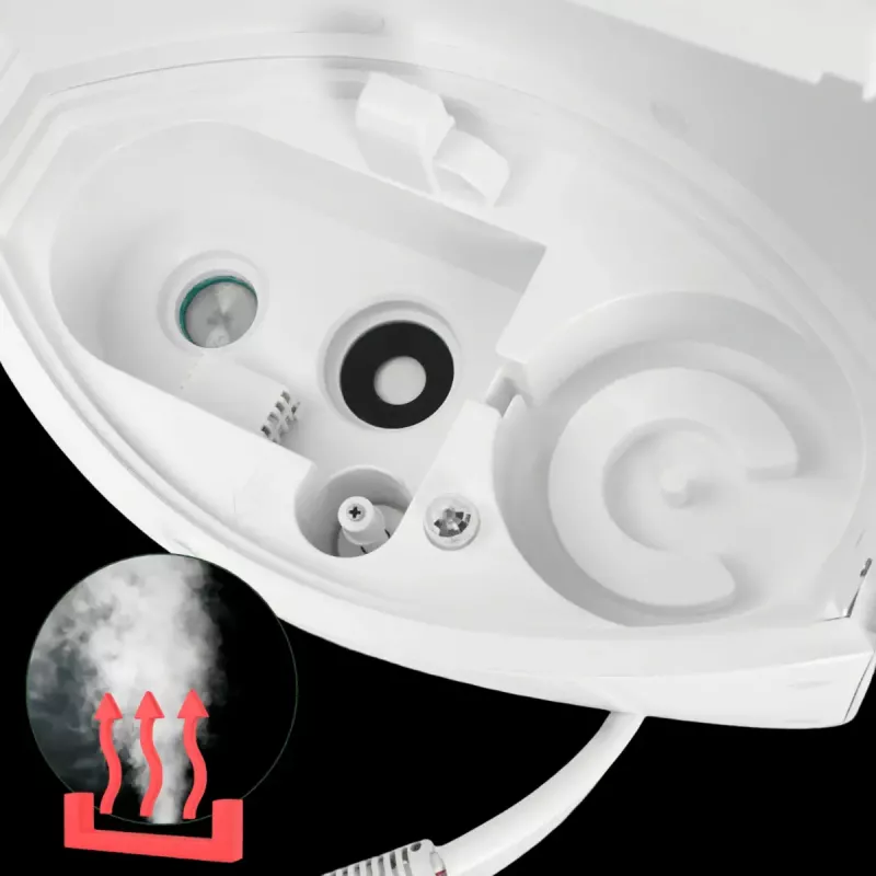 Humidificador ultrassónico compacto para casa Stylies Leonis – funcionamento silencioso, névoa fina para sala, quarto e escritórios