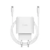 Carregador TRUST Maxo 45W USB-C GaN, 45 W, saída USB-C, máx. 20 V, cabo 2 m, branco