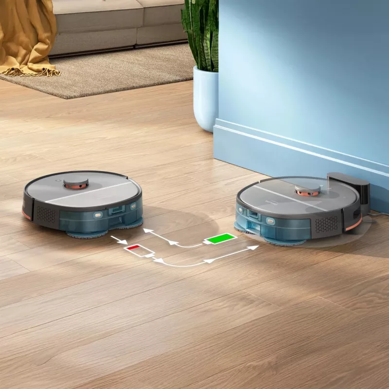 Aspirador robô Philips XU5000/10 — saco de pó 0,26 L, Li‑Ion 4800 mAh, 200 min de autonomia
