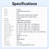 Powerbank Vention 10000mAh (USB-C, Lightning, USB-A) 22,5W indicador LED rosa