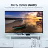 Splitter HDMI Vention 1 entrada 4 saídas 4K@30Hz dourado liga de alumínio