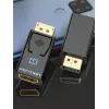 Adaptador Vention DisplayPort macho para HDMI fêmea preto DP HDMI com banho de ouro