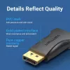 Adaptador DisplayPort para HDMI Vention HBOB0, DisplayPort macho para HDMI fêmea, preto, contactos banhados a ouro