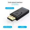 Adaptador DisplayPort para HDMI Vention HBKB0 – DP macho para HDMI fêmea, preto, contactos banhados a ouro
