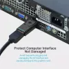 Adaptador DisplayPort para HDMI Vention HBKB0 – DP macho para HDMI fêmea, preto, contactos banhados a ouro