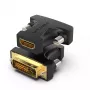 Adaptador Vention HDMI fêmea para DVI macho preto 1920x1080 60Hz