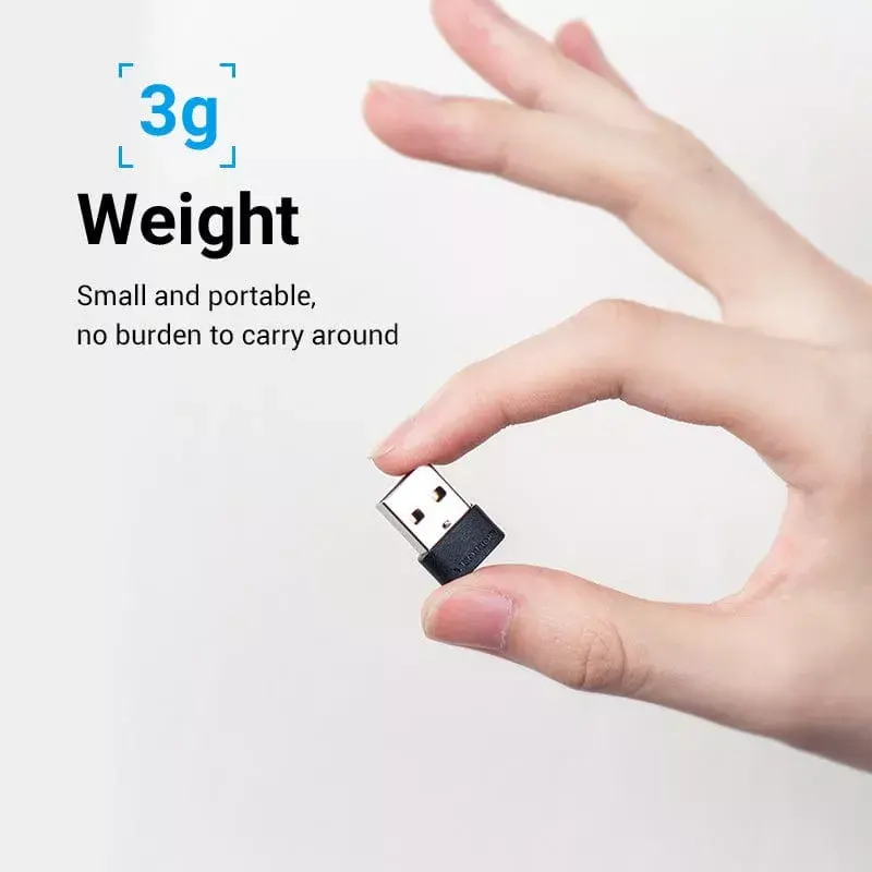 Adaptador USB Vention CDWB0 USB 2.0 macho para USB-C fêmea preto PVC