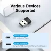 Adaptador USB Vention CDWB0 USB 2.0 macho para USB-C fêmea preto PVC