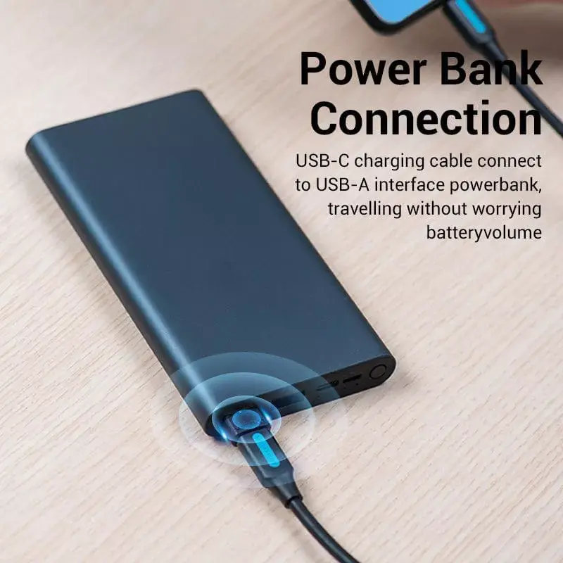 Adaptador USB Vention CDWB0 USB 2.0 macho para USB-C fêmea preto PVC