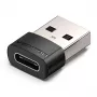 Adaptador USB Vention CDWB0 USB 2.0 macho para USB-C fêmea preto PVC