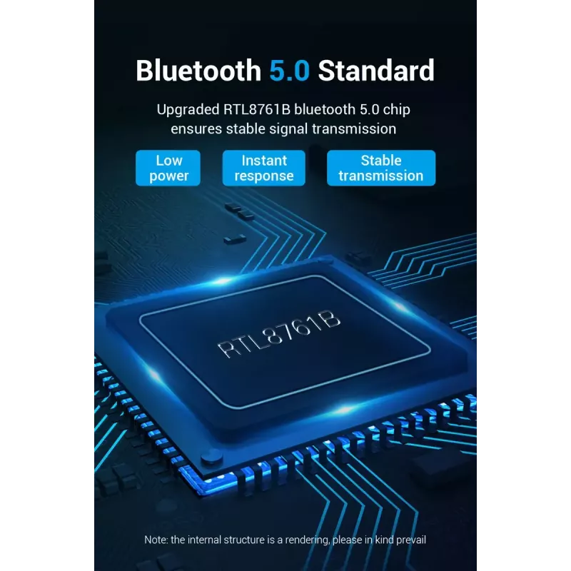 Adaptador USB Bluetooth 5.0 Vention CDSW0 conectividade com fios