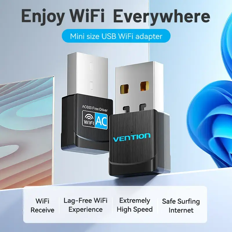 Vention KDSB0 adaptador Wi-Fi USB, dual band 2,4G/5G