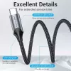 Adaptador Vention USB-C para jack de 3,5 mm BGMHA, USB Type-C macho para fêmea de 3,5 mm, 0,1 m, cinzento