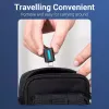 Adaptador OTG Vention USB-C para USB 3.0 CDUB0 — USB-C macho para USB-A fêmea, preto PVC, contactos niquelados