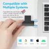 Vention CLGB0 leitor de cartões 2 em 1, USB 3.0 A, SD + TF, letra de unidade dupla, preto
