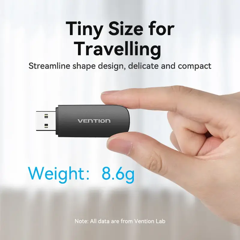 Leitor de cartões Vention 2 em 1 USB 3.0 A SD+TF, USB 3.2 Gen 1, 5000 Mbit/s, preto