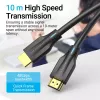 Cabo HDMI 8K Vention 2 m preto 48 Gbit/s HDMI 2.1
