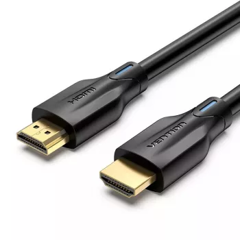 Cabo HDMI 8K Vention 2 m preto 48 Gbit/s HDMI 2.1