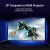 Cabo Vention DP para HDMI 1,5 m preto DisplayPort HDMI 1,5 m