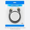 Cabo HDMI portátil Vention 1M preto 2.0 18 Gbit/s