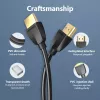 Cabo HDMI portátil Vention 3M preto HDMI 2.0 18 Gbit/s