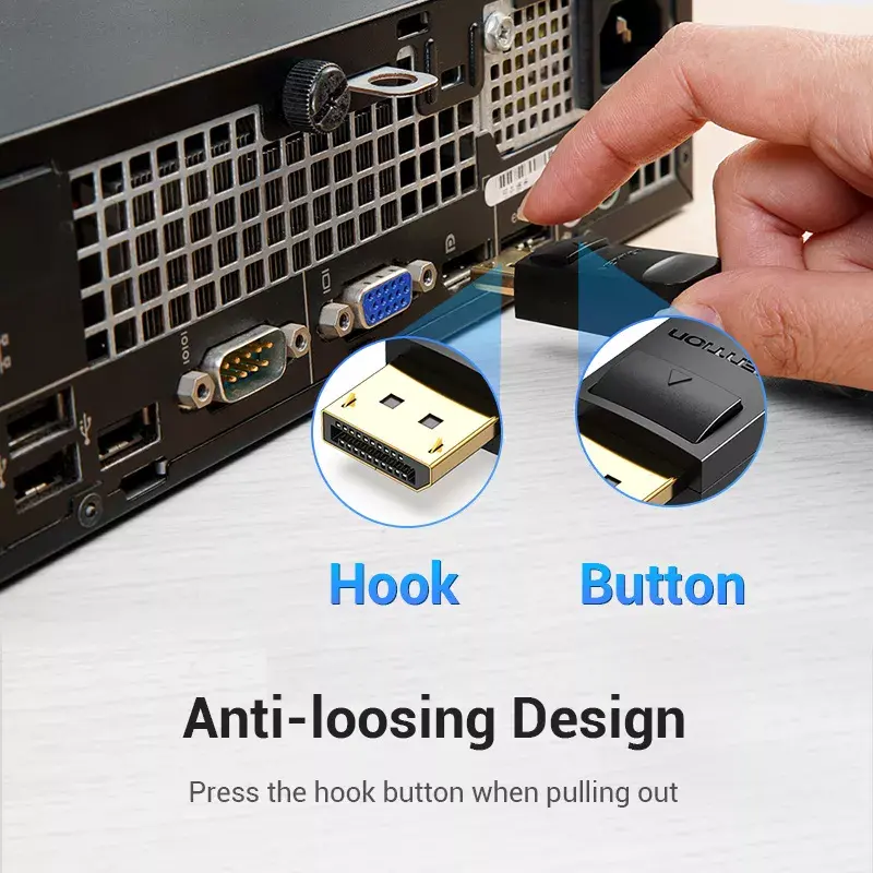 Cabo Vention HAFBH de DisplayPort para DVI, 2 m