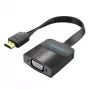 Conversor Vention plano HDMI para VGA 0,15 m preto VGA D-Sub HDMI tipo A