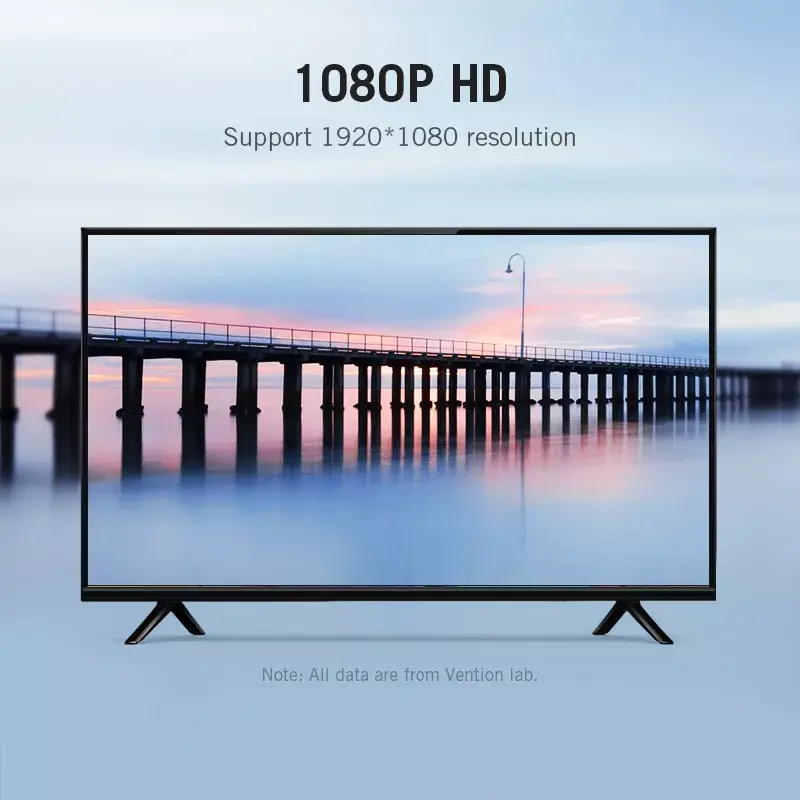 Vention AIDB0 conversor de HDMI para VGA, áudio de 3,5 mm