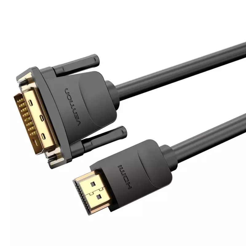 Cabo Vention HDMI para DVI 1,5 m preto HDMI tipo A DVI-D