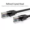 Cabo de rede Vention Cat.6 UTP patch 0,5 m preto RJ-45 1000 Mbit/s