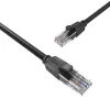 Cabo de rede Vention Cat.6 UTP patch 0,5 m preto RJ-45 1000 Mbit/s