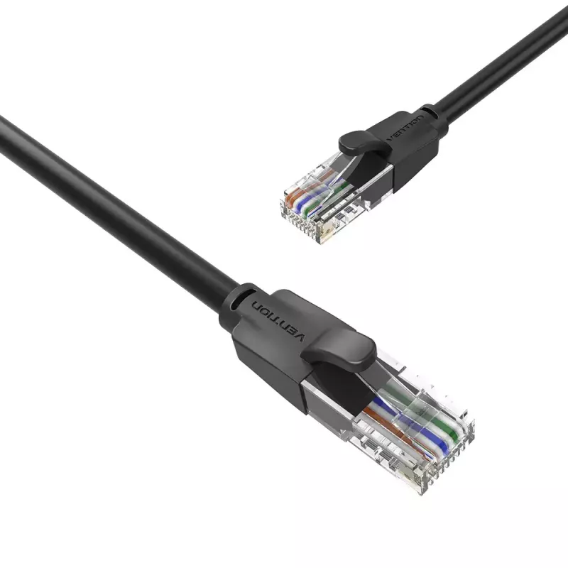 Vention IBEBI cabo patch Cat.6 UTP, 3 m, preto
