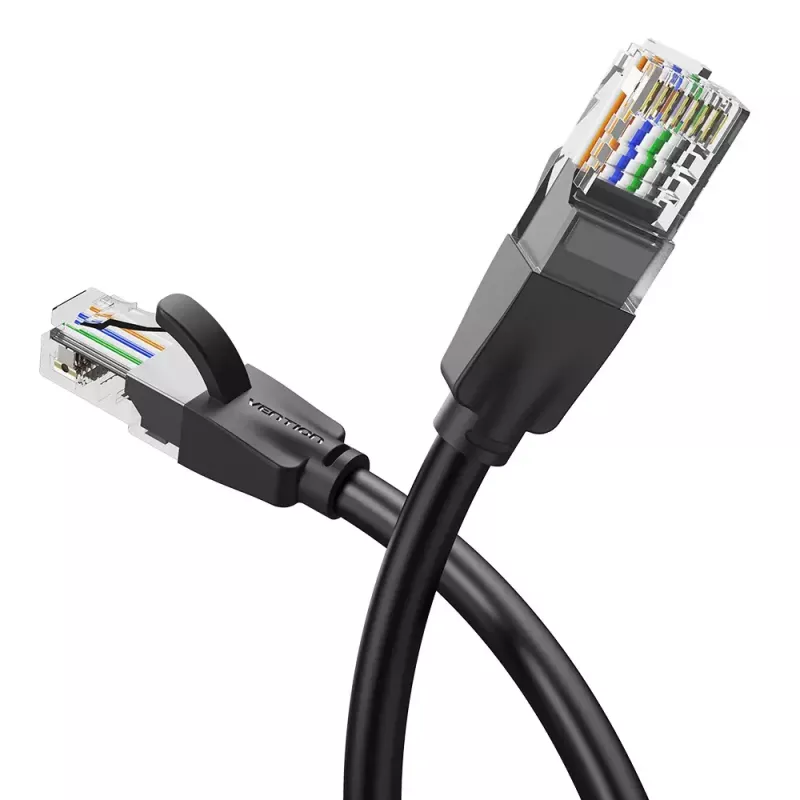 Vention IBEBI cabo patch Cat.6 UTP, 3 m, preto