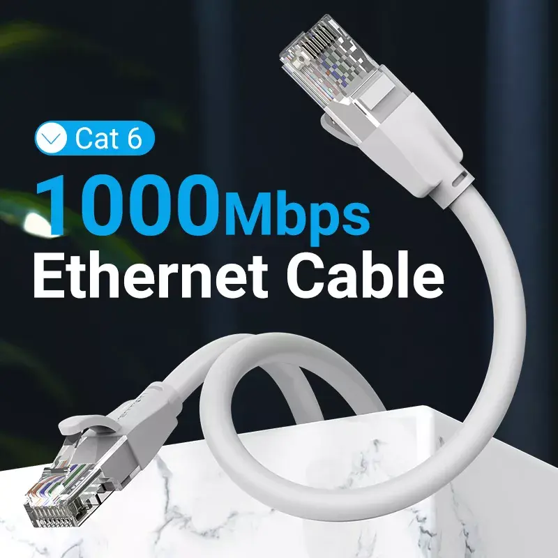 Cabo de rede Vention Cat.6 UTP patch 3M cinzento