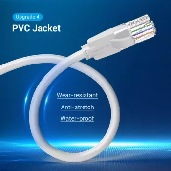 Cabo de rede Vention Cat.6 UTP patch RJ-45 5M cinzento