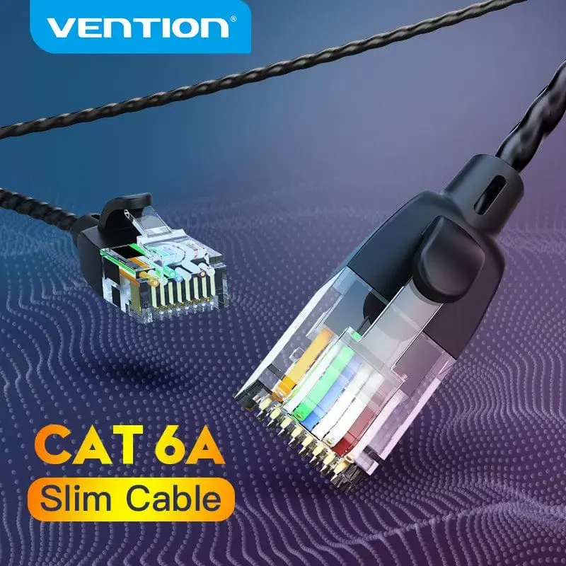 Vention IBIBJ cabo patch Cat.6A UTP, 5 m, preto