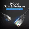 Vention IBIBJ cabo patch Cat.6A UTP, 5 m, preto