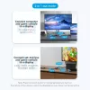 Comutador HDMI bidirecional 2 portas 4K Vention AKOB0 — 3 portas HDMI, 3840×2160@60Hz, ABS, plug and play