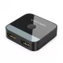 Comutador HDMI bidirecional 2 portas 4K Vention AKOB0 — 3 portas HDMI, 3840×2160@60Hz, ABS, plug and play
