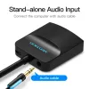 Conversor VGA para HDMI Vention 0,15 m preto VGA HDMI Micro-USB áudio