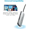 Docking station Vention USB-C para HDMI USB 3.0x3 SD TF PD 100W cinzento