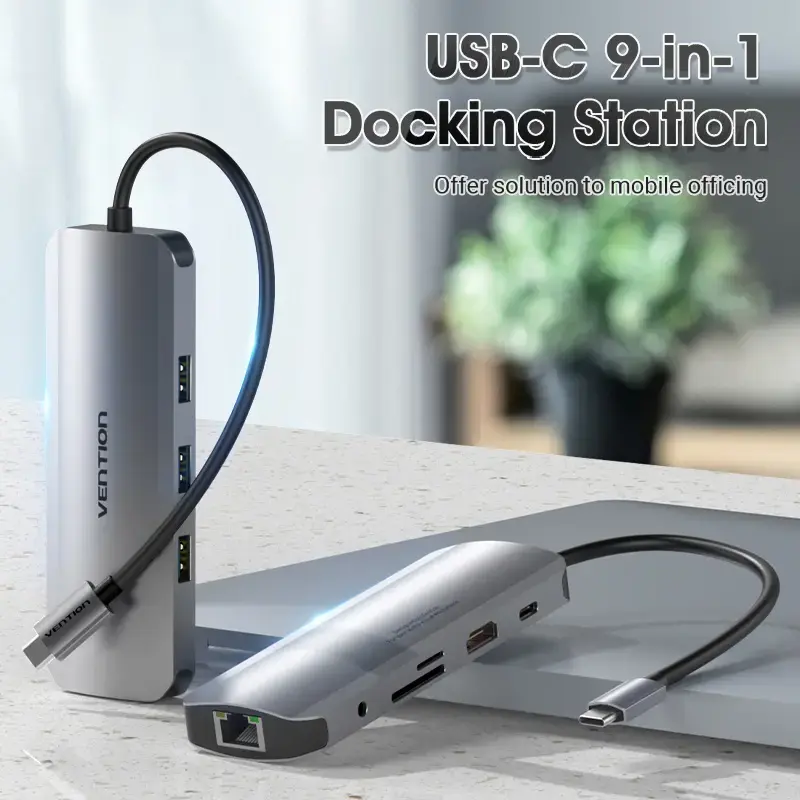 Vention TOLHB hub USB-C, 0,15 m
